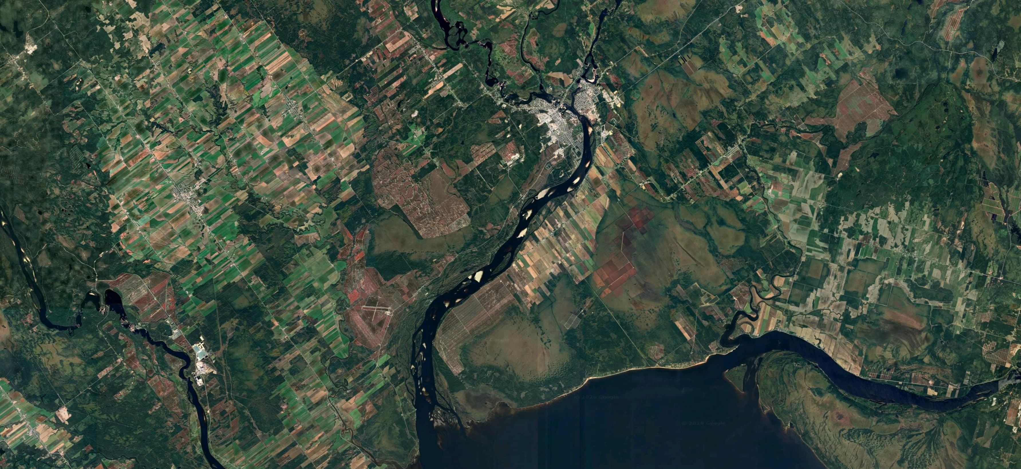 Vue satellite — MRC Maria-Chapdelaine